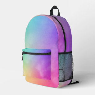 Abstraktes Regenbogendesign Bedruckter Rucksack