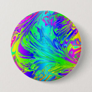 Abstraktes Regenbogenflüssig Button