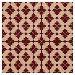Abstraktes Retro-Geometrisches Nahtloses Muster Stoff