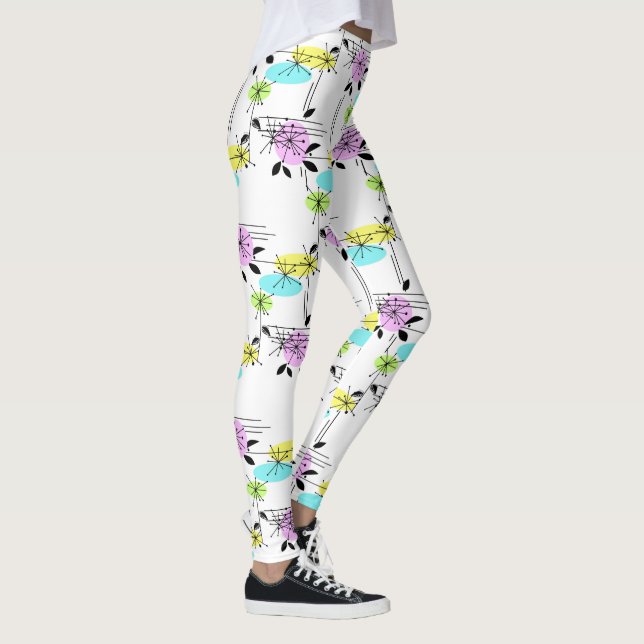 Abstraktes Retro Leggings (Rechts)