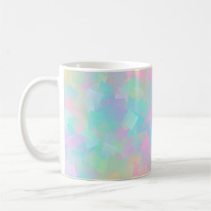 Abstraktes Retro-Muster aus geometrischen Formen i Kaffeetasse