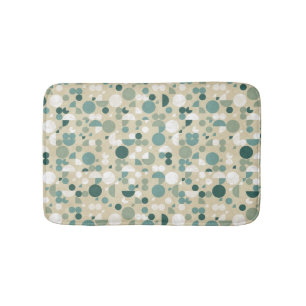 Abstraktes retro Muster Badematte