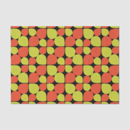 Abstraktes Retro-Muster Seidenpapier