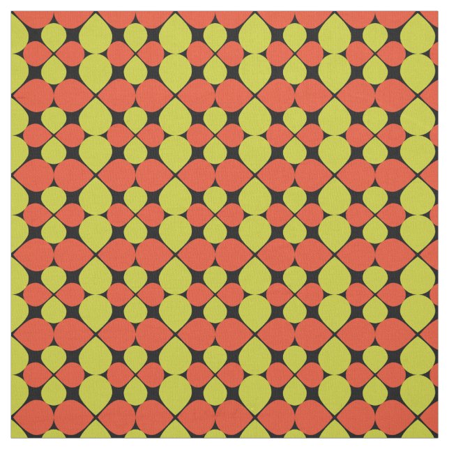 Abstraktes Retro-Muster Stoff (Muster)