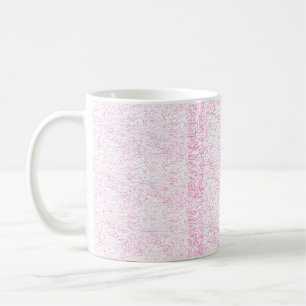 Abstraktes rosa Büroordner-Set Kaffeetasse