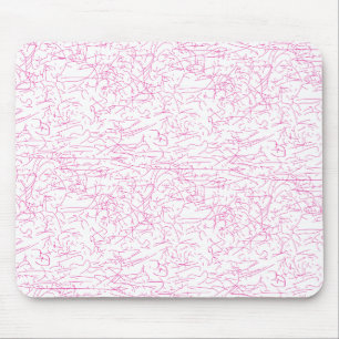 Abstraktes rosa Büroordner-Set Mousepad