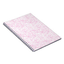 Abstraktes rosa Büroordner-Set