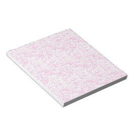 Abstraktes rosa Büroordner-Set Notizblock