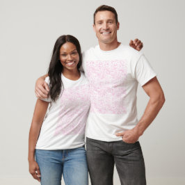 Abstraktes rosa Büroordner-Set T-Shirt