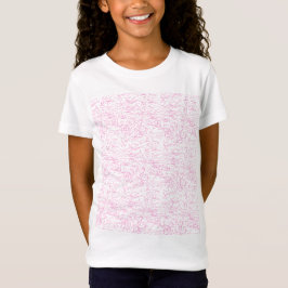 Abstraktes rosa Büroordner-Set T-Shirt