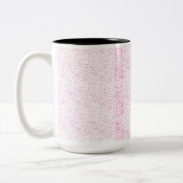 Abstraktes rosa Büroordner-Set Zweifarbige Tasse