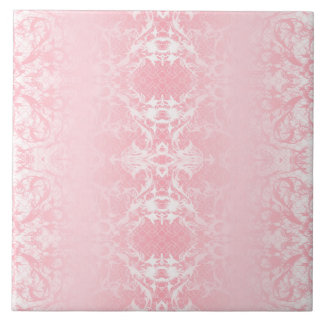 Abstraktes rosa Muster Keramikfliese