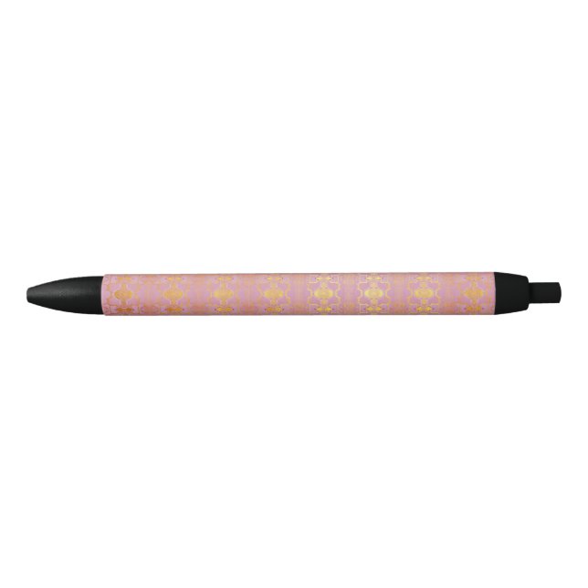 abstraktes rosa Muster Kugelschreiber (Vorderseite)