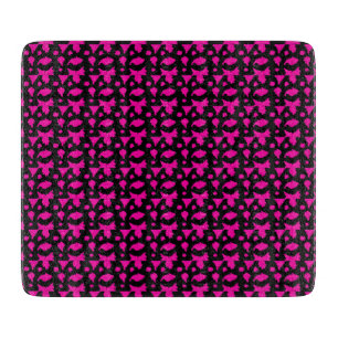 Abstraktes rosa Muster Schneidebrett