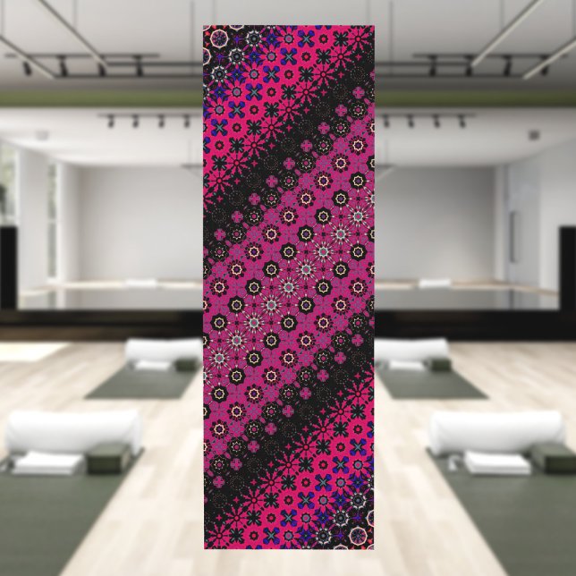 Abstraktes, rosa Muster Yoga Mat Yogamatte (Von Creator hochgeladen)
