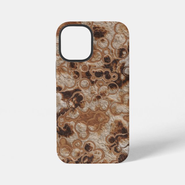 Abstraktes Rostmetall iPhone Hülle (Rückseite)