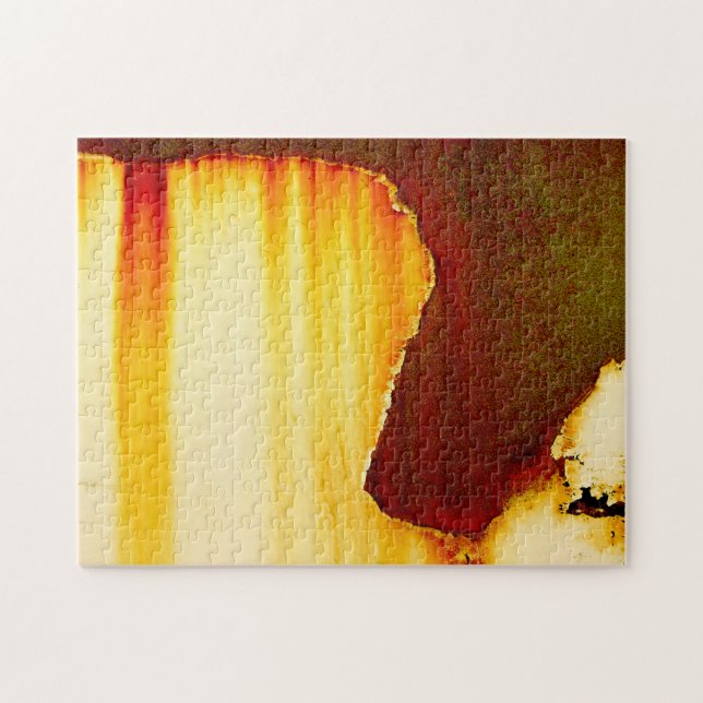 Abstraktes Rostmuster Puzzle (Horizontal)