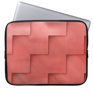 Abstraktes, rotes, kreatives Hintergrundbild, Kuns Laptopschutzhülle