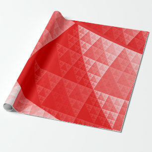 Abstraktes Rotes Muster Geschenkpapier