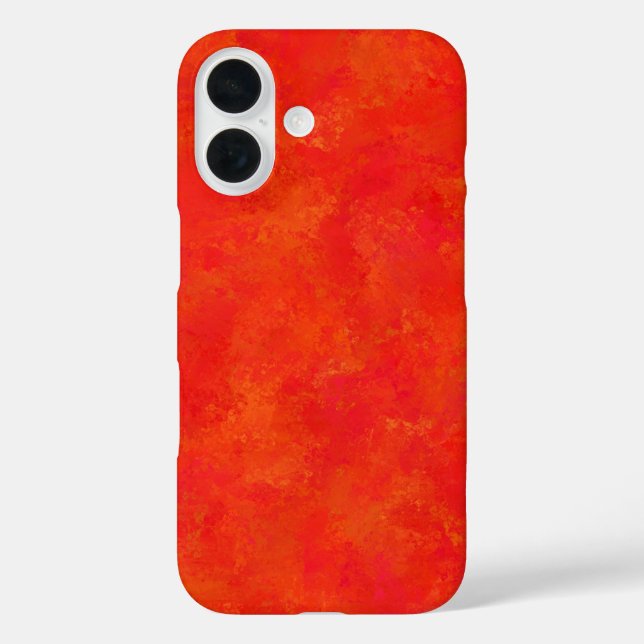 Abstraktes rotes Orangenmuster Case-Mate iPhone Hülle (Rückseite)