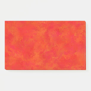 Abstraktes rotes Orangenmuster Post-it Klebezettel