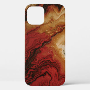 ABSTRAKTES ROTES UND GRAUES WALLPAPIER Case-Mate iPhone HÜLLE