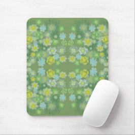 Abstraktes, salziges, florales Farbmuster Mousepad