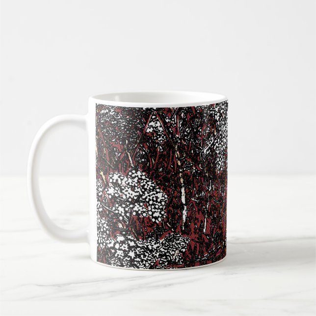 Abstraktes Samphire-Design Kaffeetasse (Links)