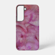 Abstraktes Samsung-Case - Soft Pink Swirl