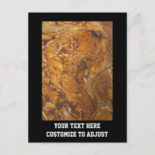 Abstraktes Sandsteinmuster Postkarte