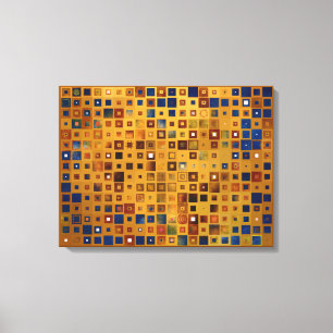 Abstraktes Schachmuster Leinwanddruck