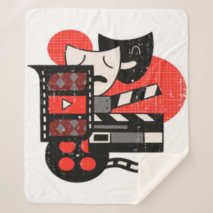 ABSTRAKTES SCHAUSPIEL   Lover Zuhause Sherpadecke