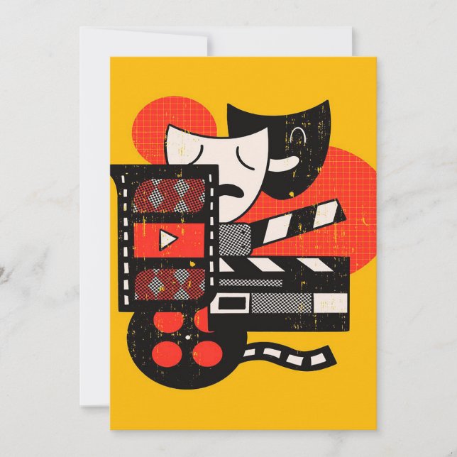 Abstraktes Schauspiel Theater| Theater (Vorderseite)