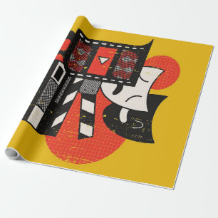 Abstraktes Schauspiel Theater  Theater Geschenkpapier