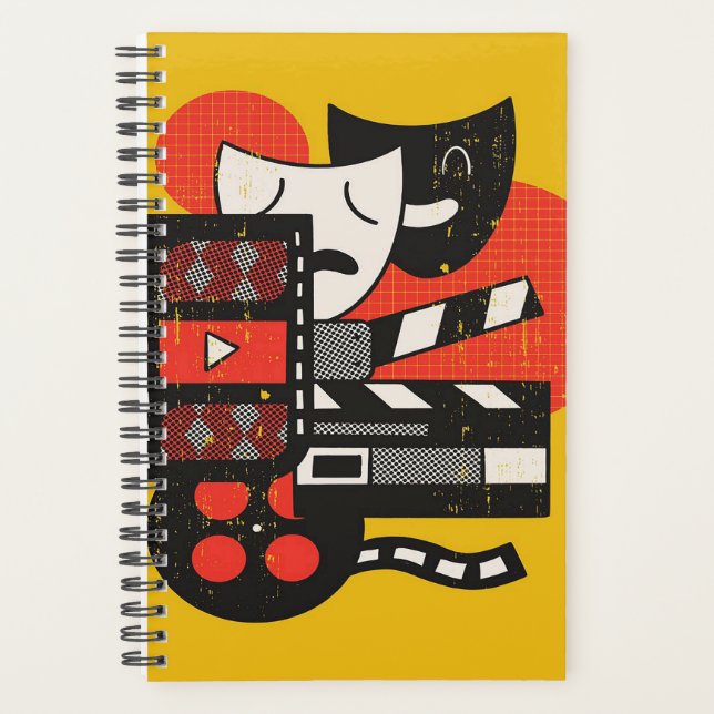 Abstraktes Schauspiel Theater| Theater Planer (Vorderseite)