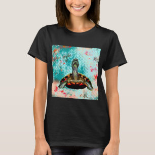 Abstraktes Schildkrötenwerk T-Shirt