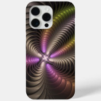 Abstraktes schlankes, buntes 3D-Fraktal