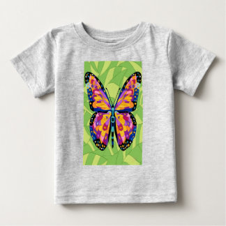 Abstraktes Schmetterlingsgemälde Baby T-shirt