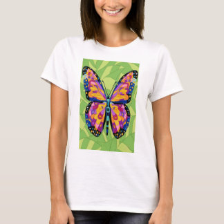 Abstraktes Schmetterlingsgemälde T-Shirt