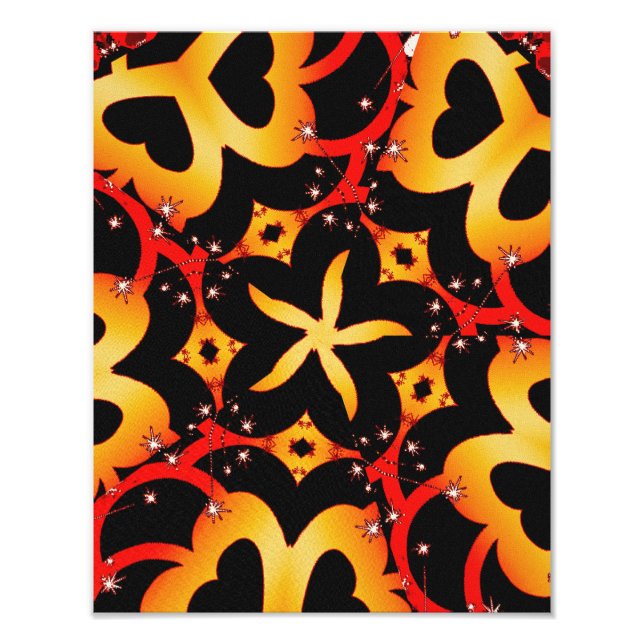 Abstraktes Schmetterlingsmarine eARTs-Foto Fotodruck (Vorne)