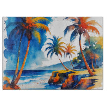 Abstraktes Schneidebrett