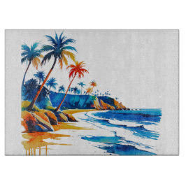 Abstraktes Schneidebrett