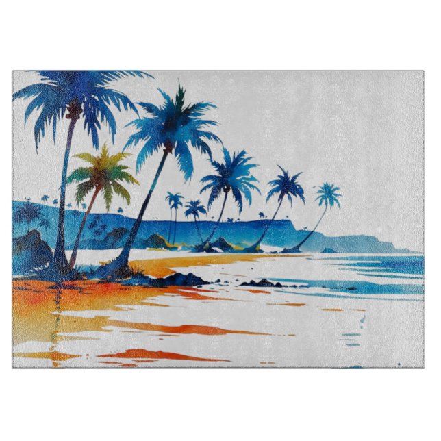 Abstraktes Schneidebrett (Vorderseite)