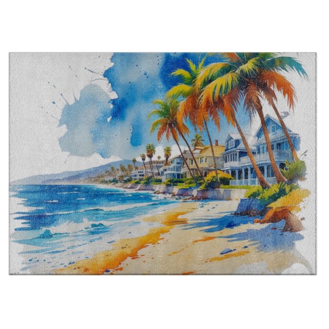 Abstraktes Schneidebrett (Vorderseite)