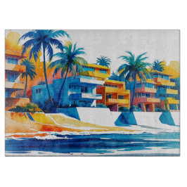 Abstraktes Schneidebrett