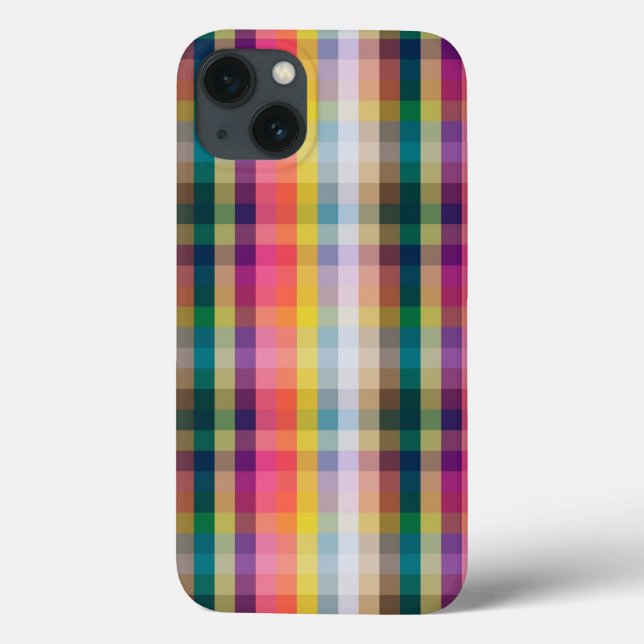 Abstraktes schottisches Kariert Case-Mate iPhone Hülle (Rückseite)