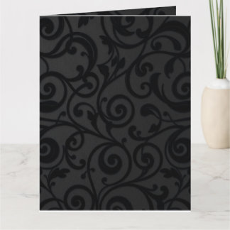 Abstraktes Schwarz-Muster mit eigenem Schwenken Karte