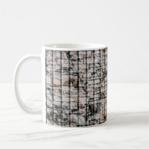 Abstraktes Schwarz-Weiß-Bild Kaffeetasse