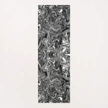 Abstraktes Schwarz-Weiß-Flüssig-Marmor-Muster