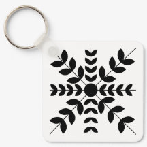 Abstraktes Schwarz-Weiß-Mandala-Blumenmuster